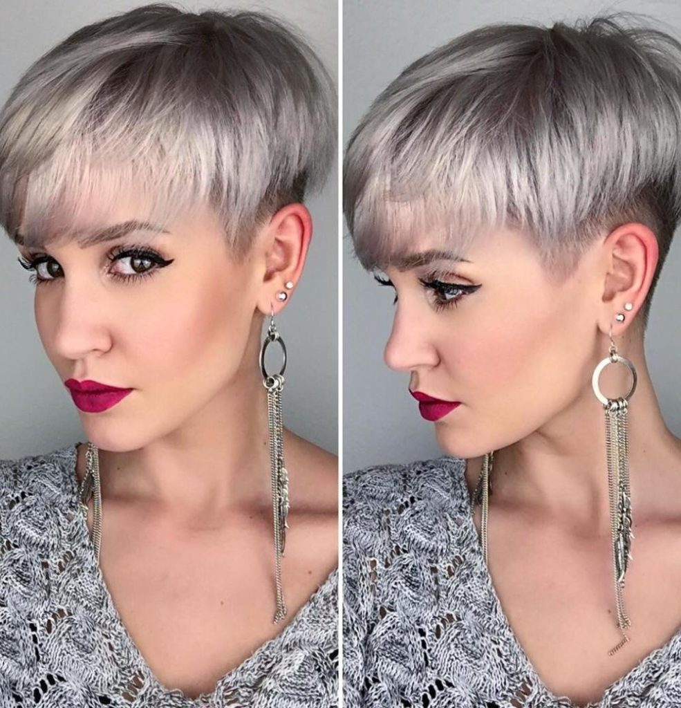 Kurze haare frauen undercut Lange Haare