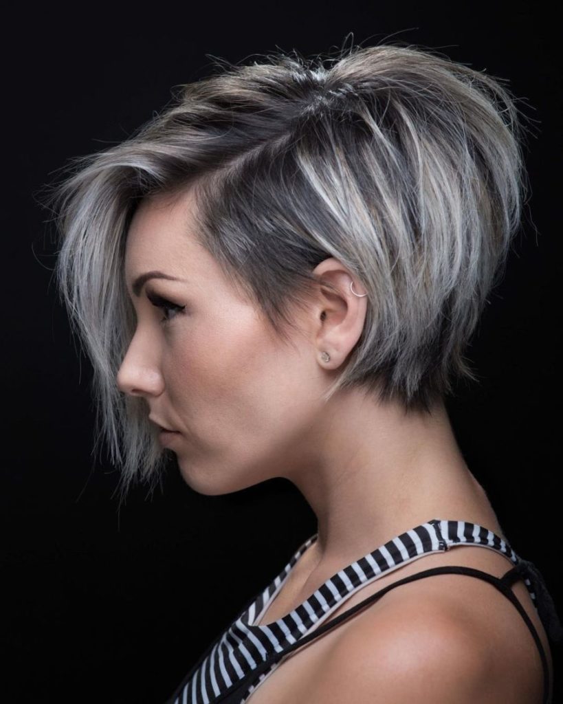 Sidecut kurze haare Sidecut Frisuren